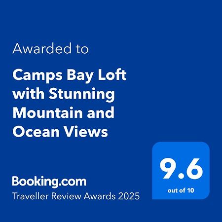 Ferienwohnung Camps Bay Loft With Stunning Mountain And Ocean Views Kapstadt Exterior foto